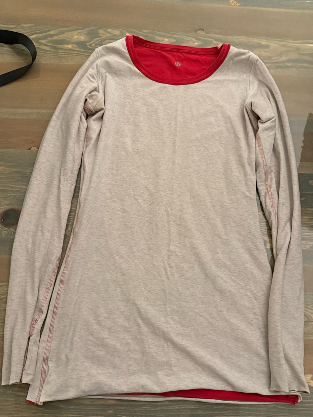 lululemon athletica Long Sleeve Scoop Neck Top in Red - Picture 4 of 6